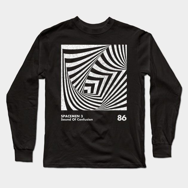 Spacemen 3 / Sound Of Confusion / Minimalistic Design Artwork Long Sleeve T-Shirt by saudade